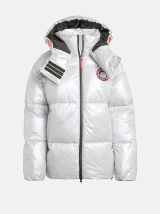 Adidas X Moon Boot Silver Puffer Jacket