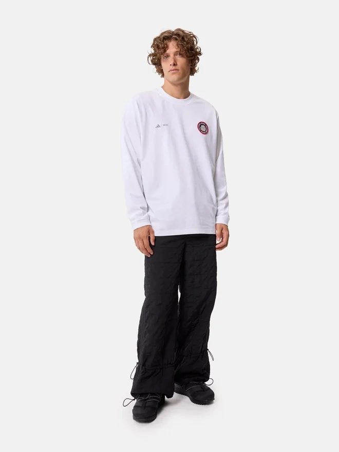 Adidas X Moon Boot White Long Sleeve T-Shirt Adidas X Moon Boot White Long Sleeve T-Shirt