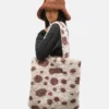 Brown Furry Tote Bag