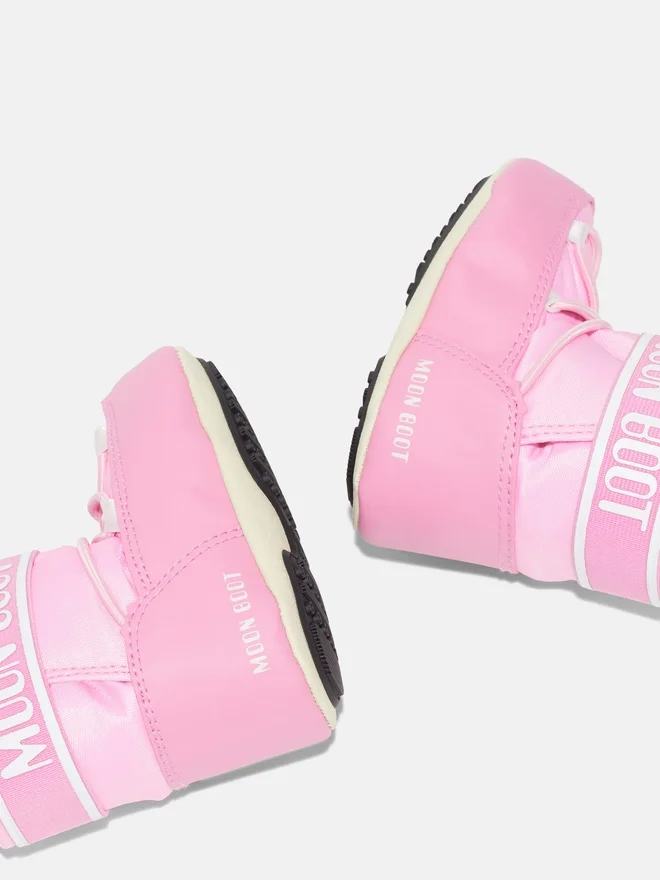 Crib Pink Nylon Boots Crib Pink Nylon Boots