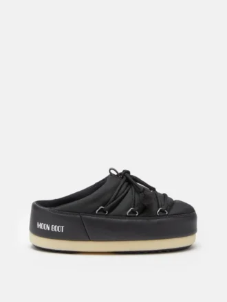 Evx Black Nylon Mules