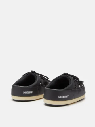 Evx Black Nylon Mules