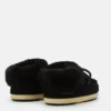 Evx Black Suede Mules