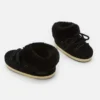 Evx Black Suede Mules
