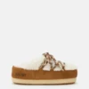 Evx Brown Shearling Mules Evx Brown Shearling Mules