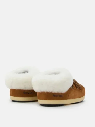 Evx Brown Suede Mules