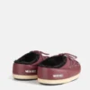 Evx Burgundy Nylon Mules