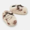 Evx Cow Print Curly Mules