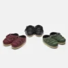 Evx Burgundy Nylon Mules