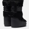 Icon Black Faux-Fur Boots