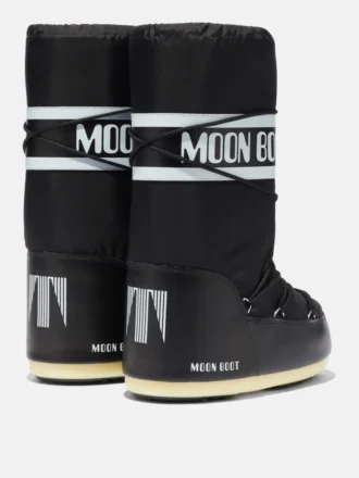 Icon Black Nylon Boots