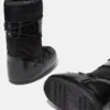 Icon Glance Black Satin Boots