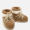 Icon Low Camel Fleece Boots