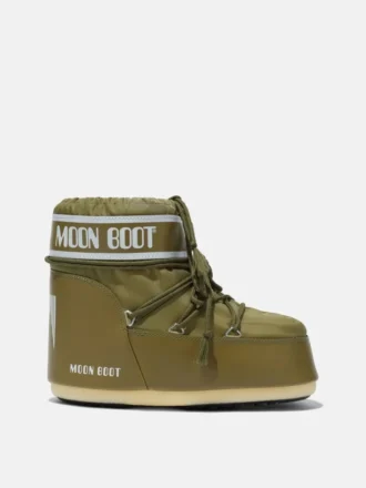 Icon Low Khaki Nylon Boots