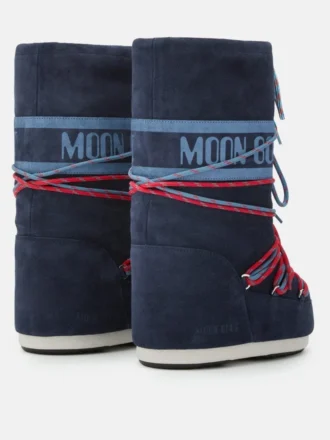 Icon Navy Suede Boots