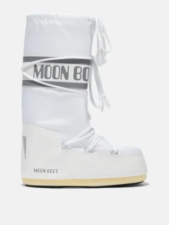 Icon White Nylon Boots