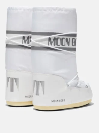 Icon White Nylon Boots