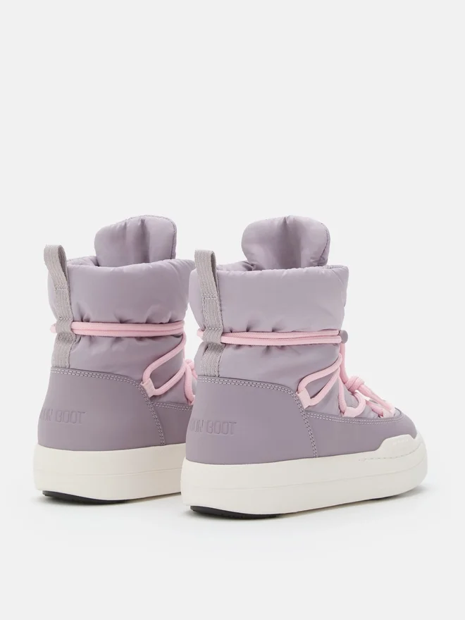 Junior Park Lilac Lace Mid Boots Junior Park Lilac Lace Mid Boots
