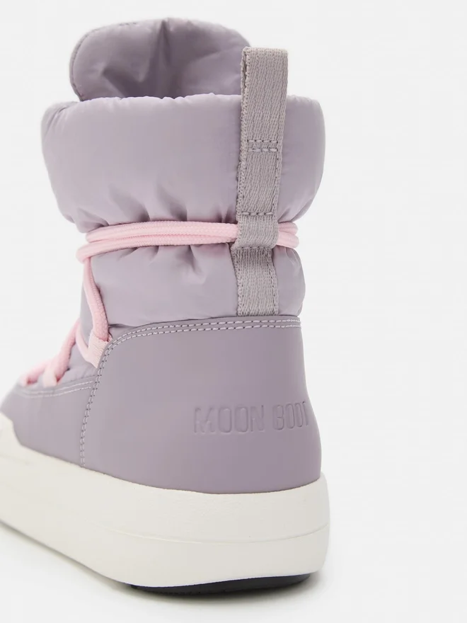 Junior Park Lilac Lace Mid Boots Junior Park Lilac Lace Mid Boots