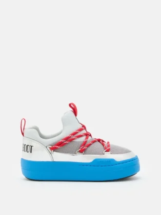 Junior Park Low Lace Silver Space Race Sneakers