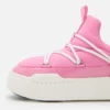 Junior Park Pink Low Lace Sneakers