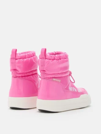 Junior Park Tube Pink Glitter Mid Boots