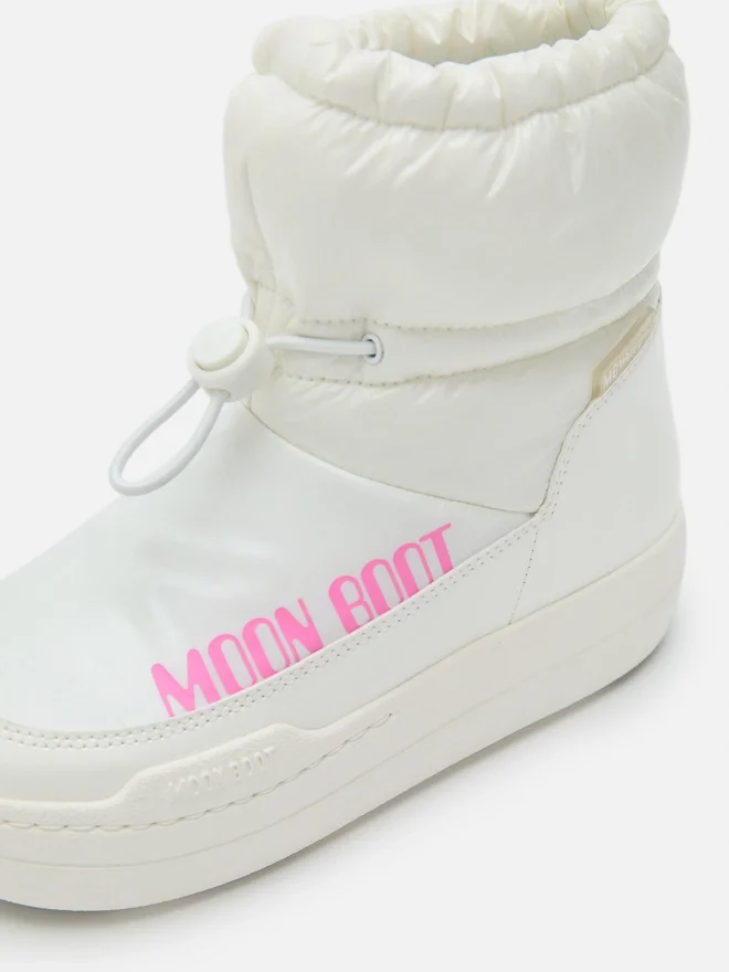 Junior Park Tube White Glitter Mid Boots Junior Park Tube White Glitter Mid Boots