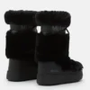 Ltrack Black Faux-Fur High Boots