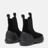 Luna Black Suede Chelsea Boots