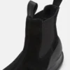 Luna Black Suede Chelsea Boots