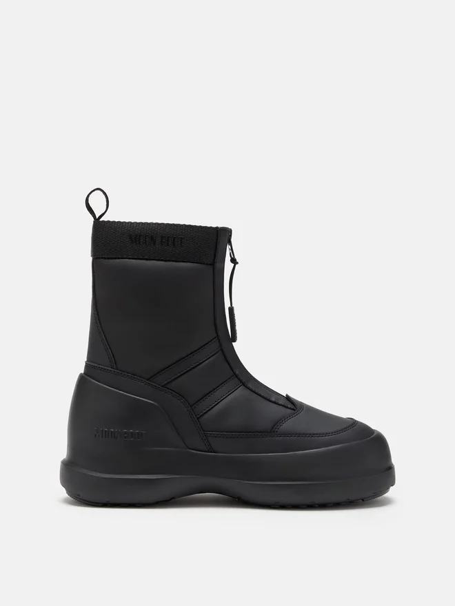 Luna Black Zip Boots Luna Black Zip Boots