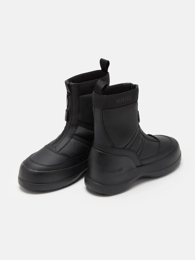 Luna Black Zip Boots Luna Black Zip Boots