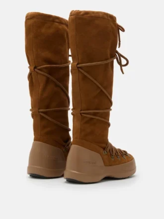 Luna Brown Suede Extra Boots