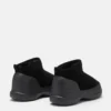 Mezzaluna Black Suede Low Boots
