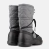 Mezzaluna Grey Quilted High Boots Mezzaluna Grey Quilted High Boots