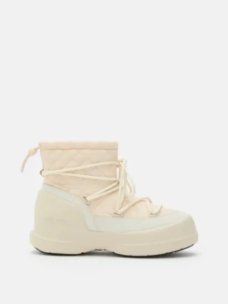 Mezzaluna Mid Cream Quilted Boots