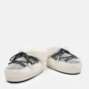 Moon Boot X Guest in Residence Evx Chalet White Sand Faux Fur Mules