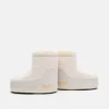 Moon Boot X Guest in Residence Icon Low No Lace White Sand Knit Boots