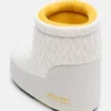 Moon Boot X Guest in Residence Icon Low No Lace White Sand Knit Boots