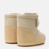 Moon Boot X Vandythepink® Icon Strap Beige Suede Boots