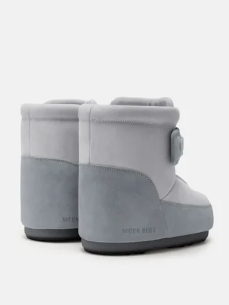 Moon Boot X Vandythepink® Icon Strap Grey Suede Boots