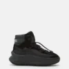 Moon247 Black Xlace Mid Sneakers