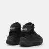 Moon247 Black Xlace Mid Sneakers