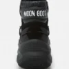 Moon247 Black Xlace Mid Sneakers
