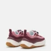 Moon247 Xlace Burgundy & Pink Sneakers