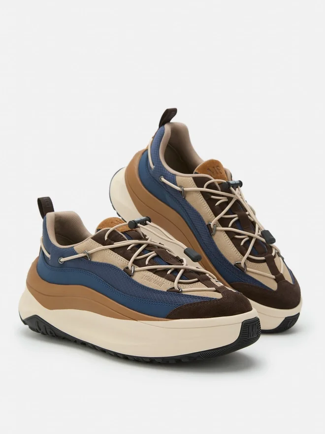 Moon247 Xlace Navy & Brown Sneakers Moon247 Xlace Navy & Brown Sneakers