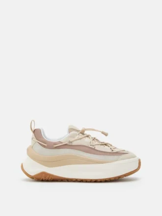 Moon247 Xlace off White & Taupe Sneakers Moon247 Xlace off White & Taupe Sneakers