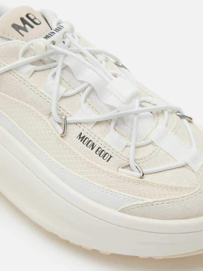 Moon247 Xlace White Sneakers Moon247 Xlace White Sneakers