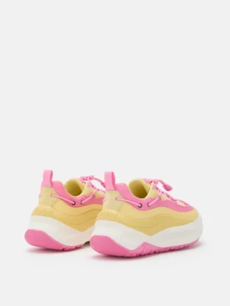 Moon247 Xlace Yellow & Pink Sneakers