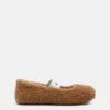 Shearling Brown Ballerinas